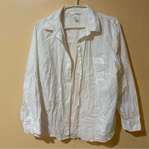 H&M Women Crisp White Shirt Jacket